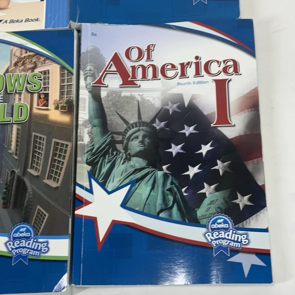 Abeka 5th Grade Readers Penmanship 5a-5d Reading Program Book Lot of 5
